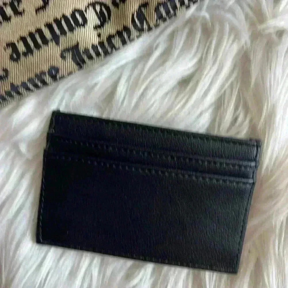 Juicy Couture Wristlet and Cardholder Set | Designer Logo Clutch Bag Gold Charm - Picture 4 of 12